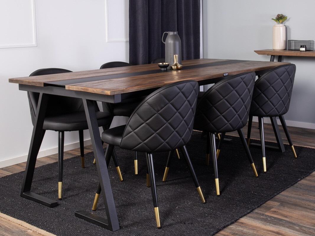 Conjunto de mesas y sillas para comedor Dallas 2087