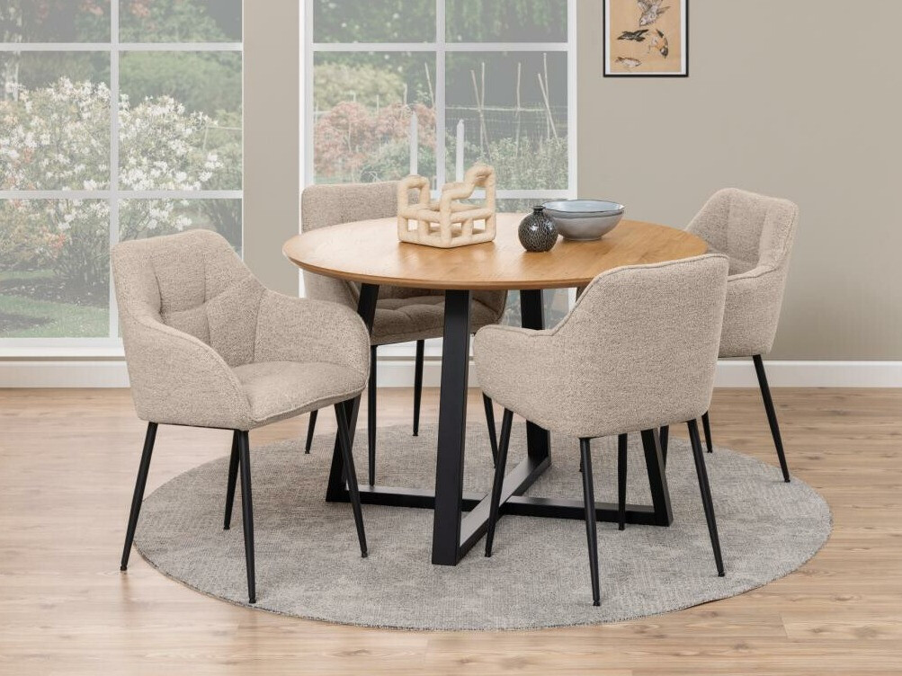 Silla Norsica 454 (Beige + Negro)