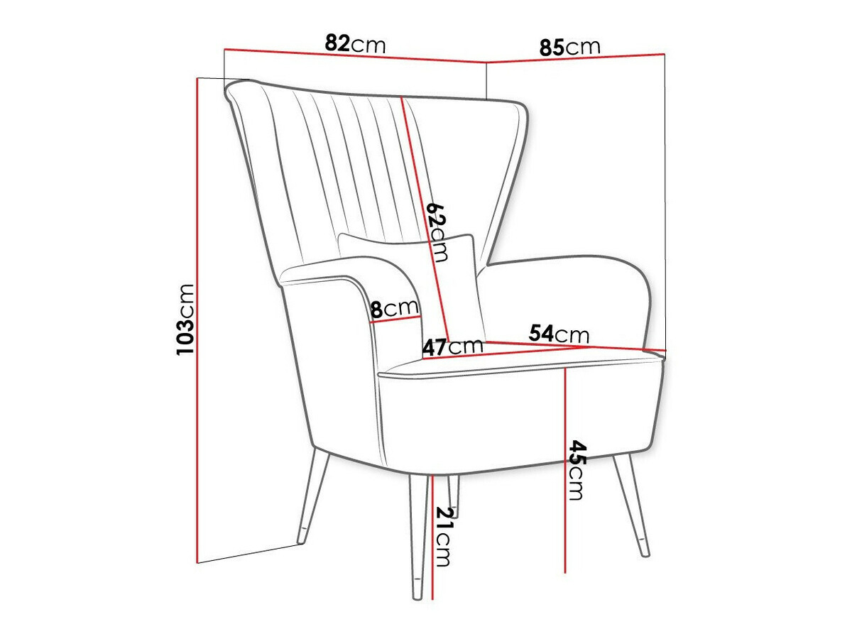 Sillón Orem 111 (Magic Velvet 2219)
