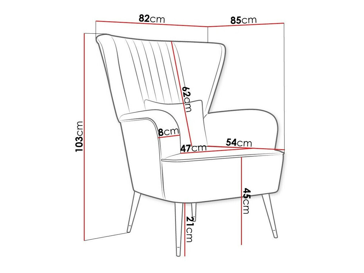 Sillón Orem 111 (Magic Velvet 2227)