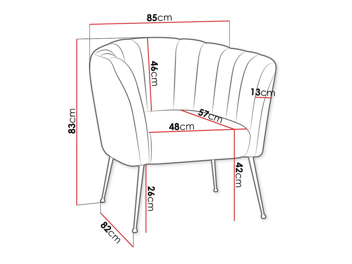 Sillón Orem 112 (Magic Velvet 2216)