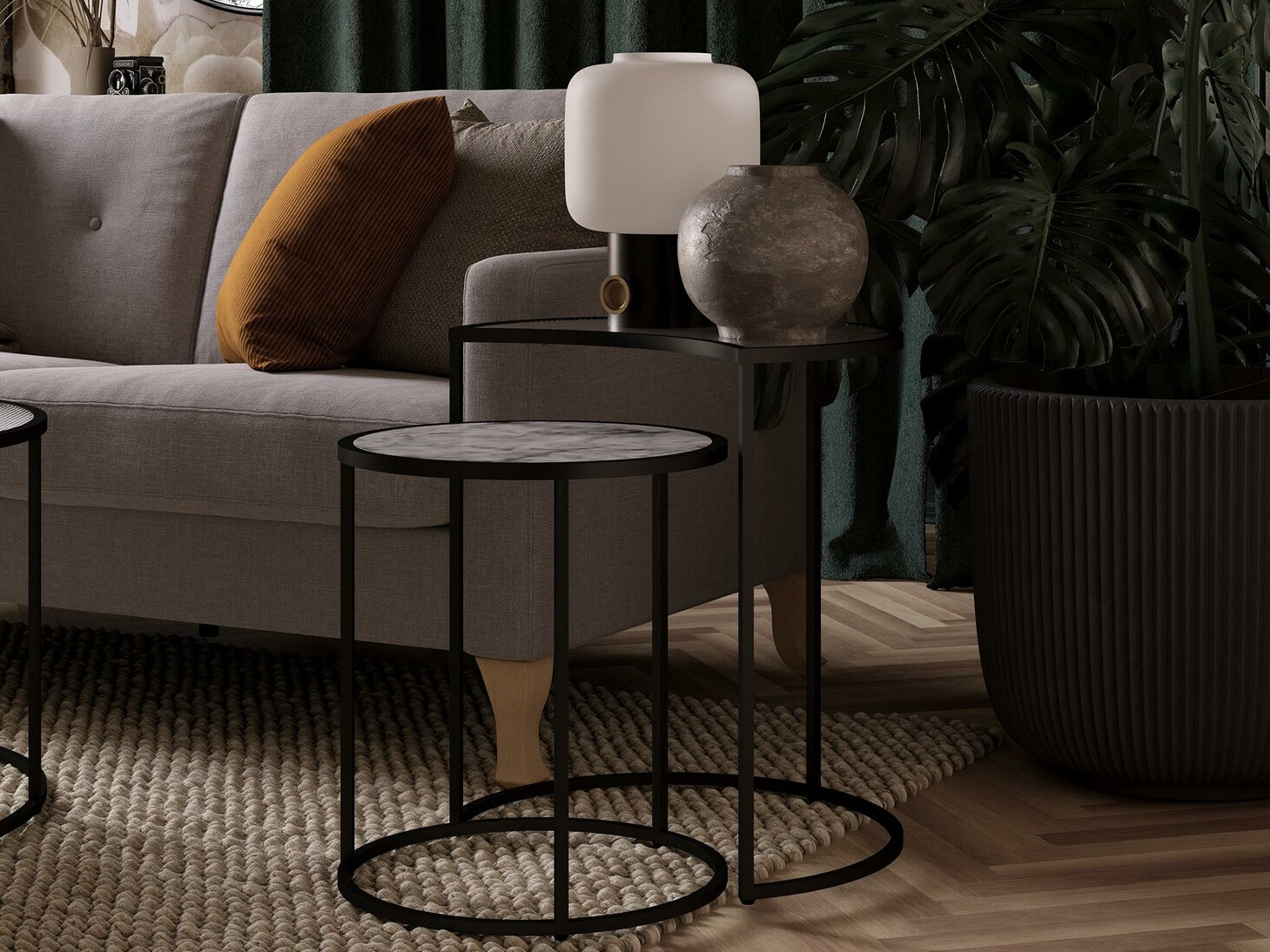 Conjunto de mesas auxiliares Tulsa 453