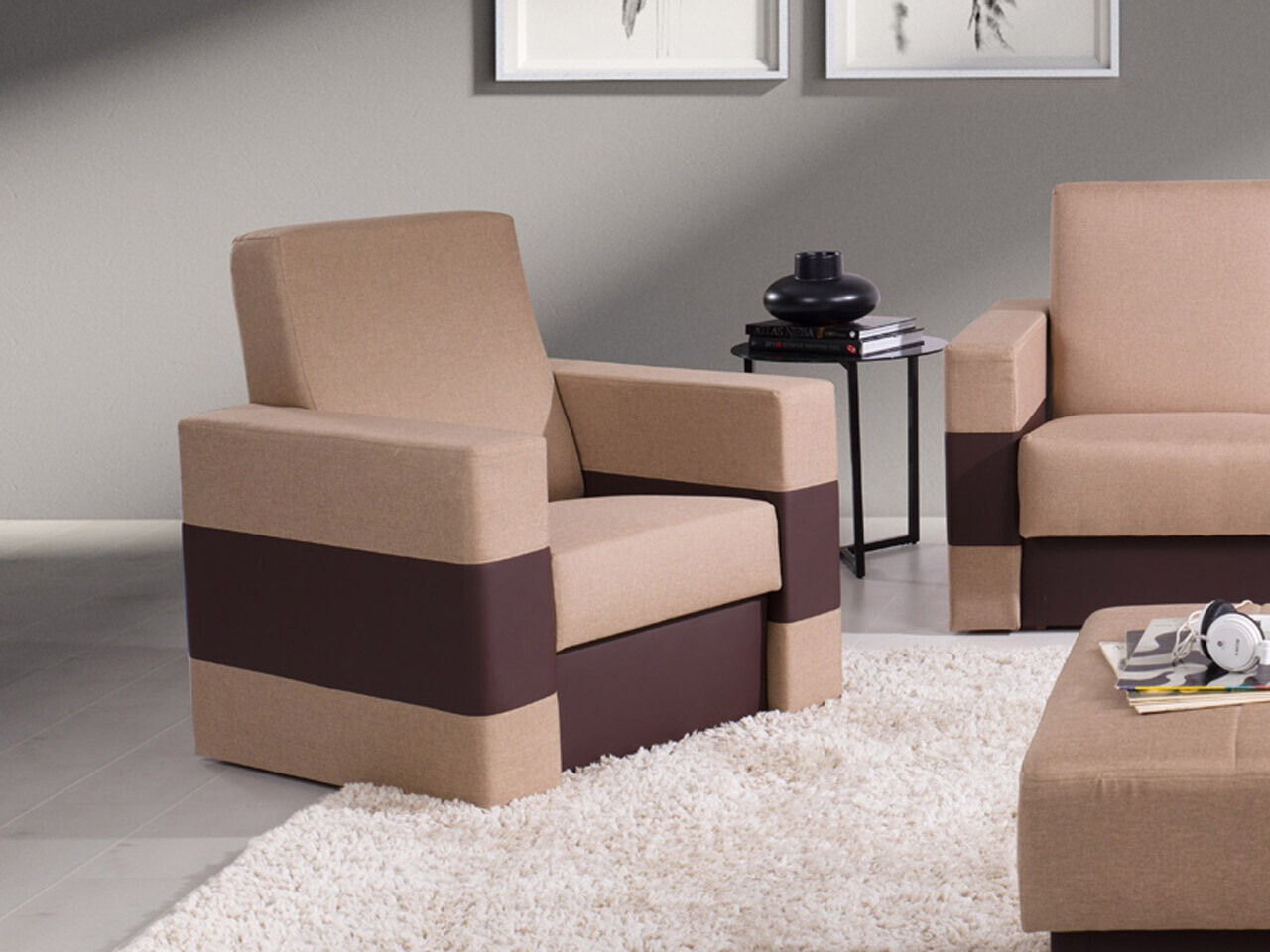 Sillón Providence 189 (Soft 066 + Lux 02)