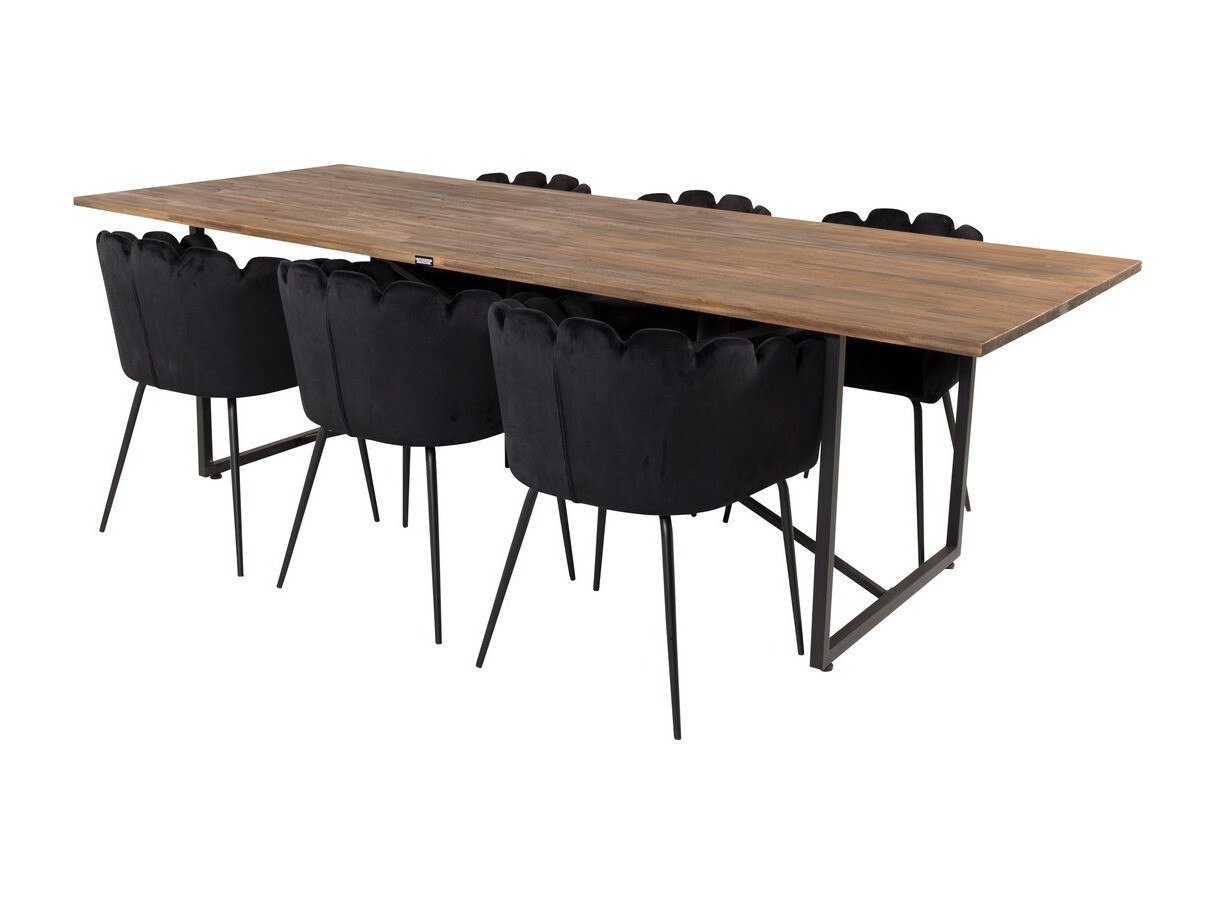 Conjunto de mesas y sillas para comedor Dallas 1600