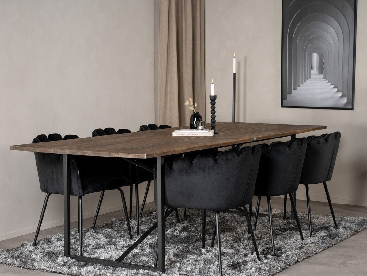 Conjunto de mesas y sillas para comedor Dallas 1600