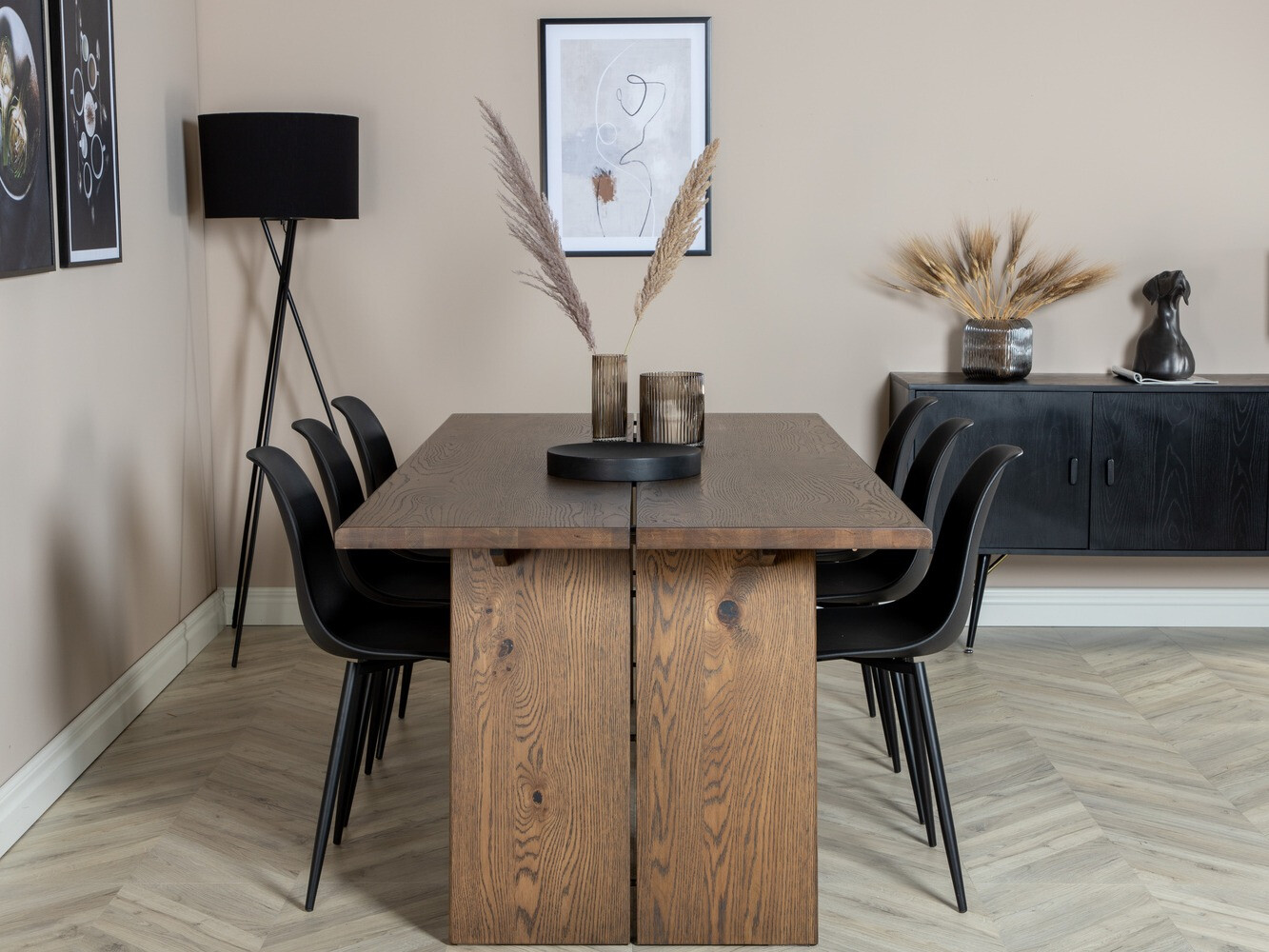 Conjunto de mesas y sillas para comedor Dallas 1842