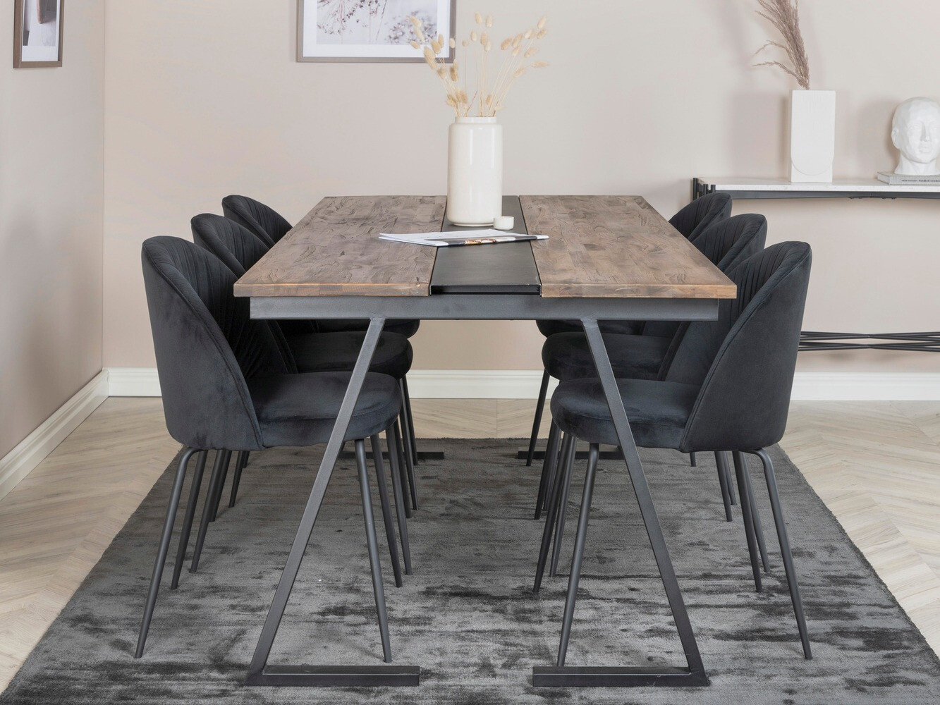 Conjunto de mesas y sillas para comedor Dallas 1943