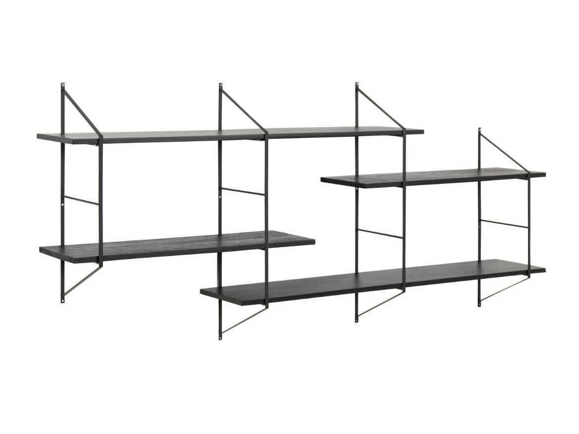 Estantería de pared Norsica 447 (Negro)