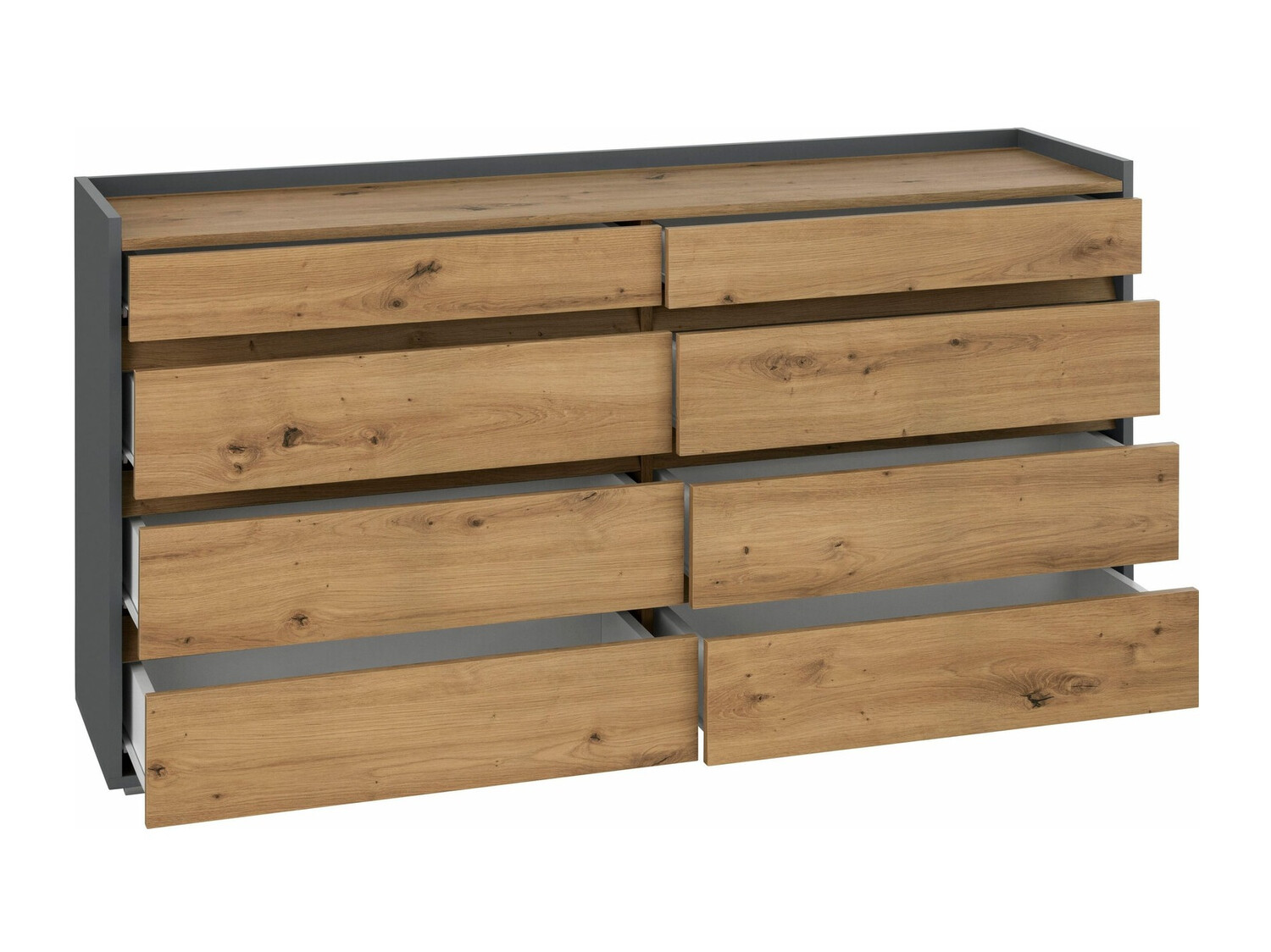 Cómoda Ruvciri 100 (Roble + Antracita)