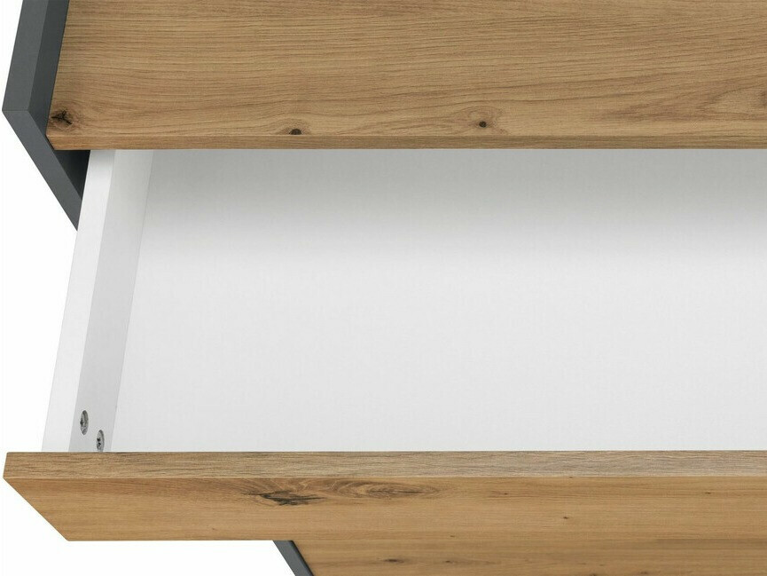 Cómoda Ruvciri 105 (Antracita + Roble)