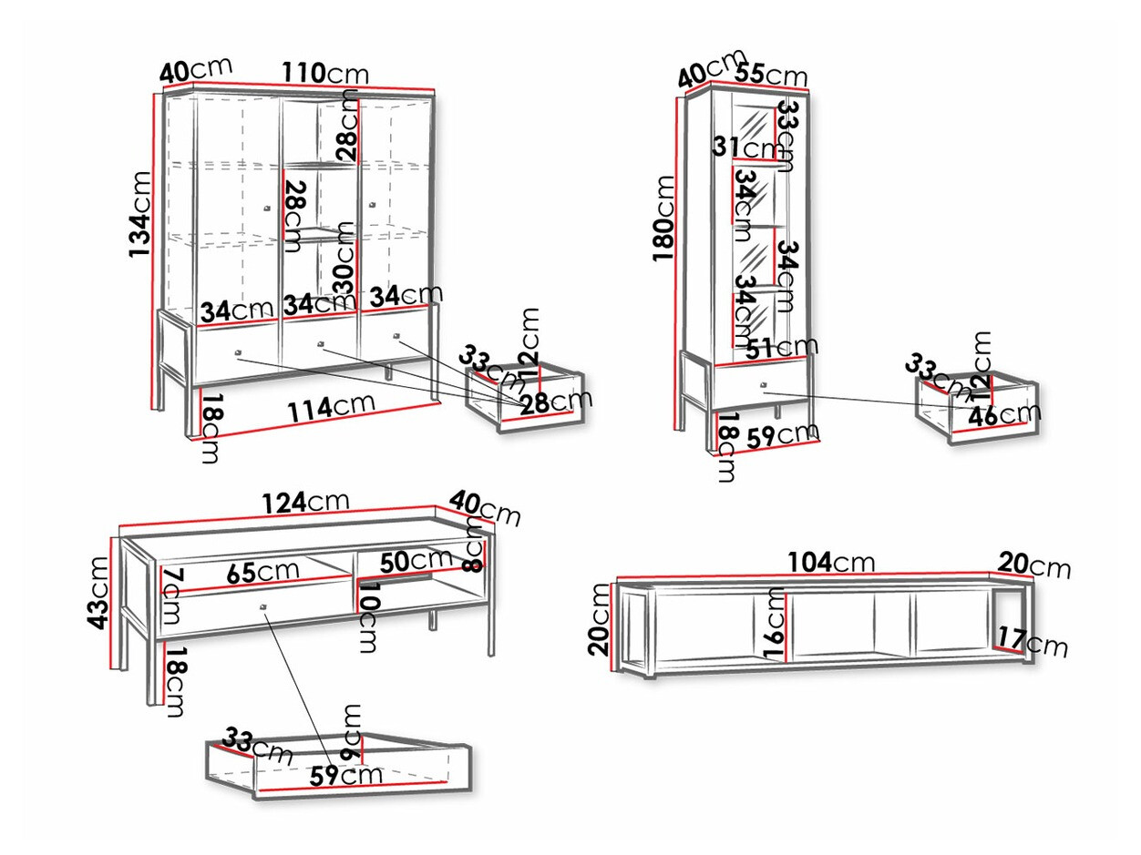Conjunto de salón Toledo H111