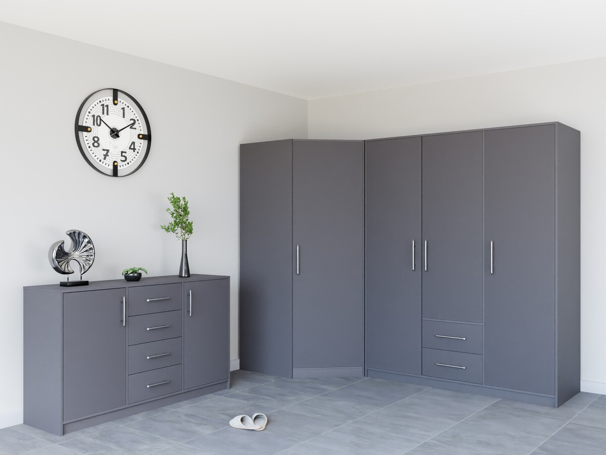 Armario de rincón Cavmero 106 (Antracita)