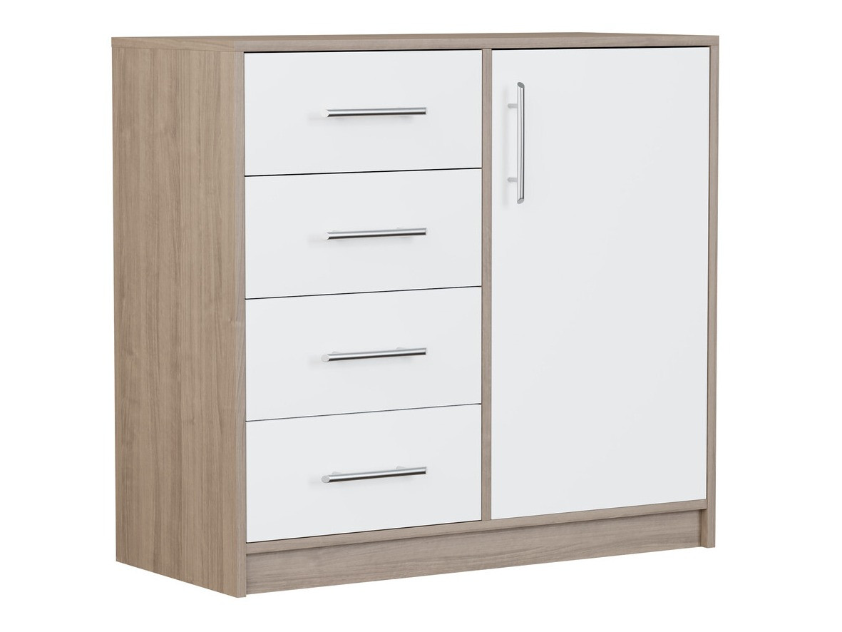 Cómoda Cavmero 108 (Roble Sonoma + Blanco)