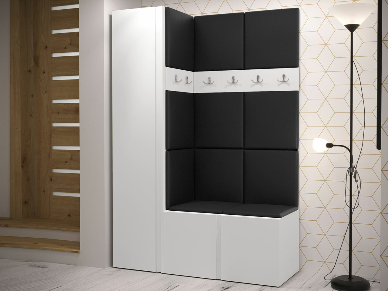 Conjunto para recibidor Hartford 471 (Blanco)