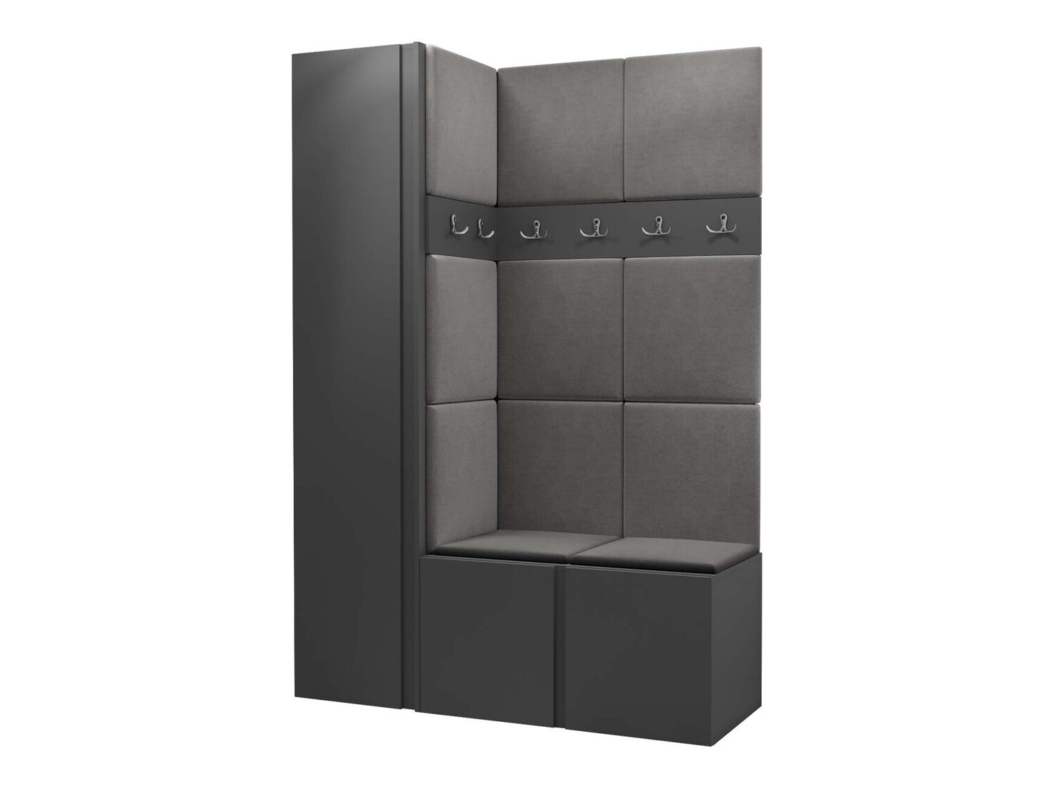 Conjunto para recibidor Hartford 471 (Grafito)