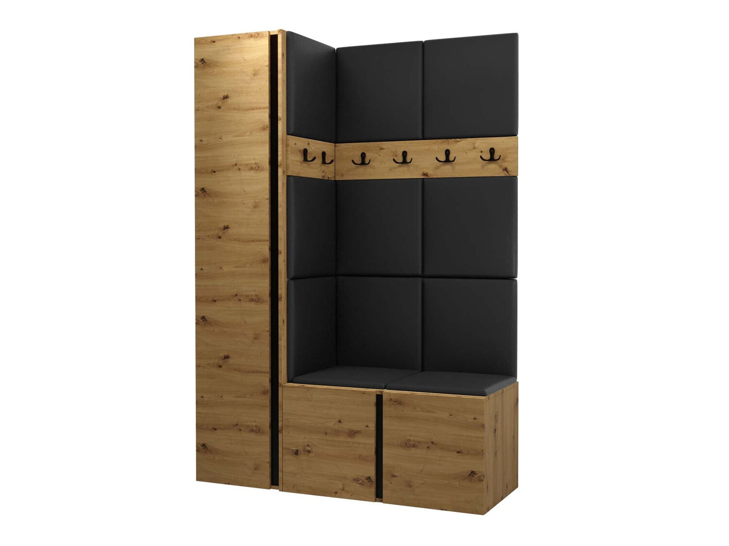 Conjunto para recibidor Hartford 471 (Roble Artisan)