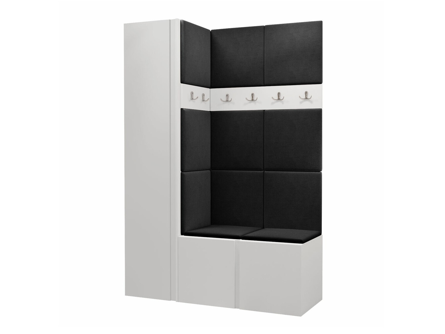 Conjunto para recibidor Pinis IX (Blanco)