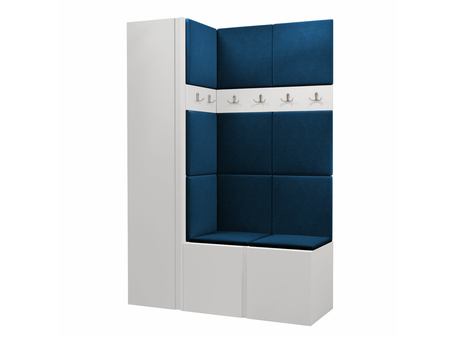 Conjunto para recibidor Pinis IX (Blanco)