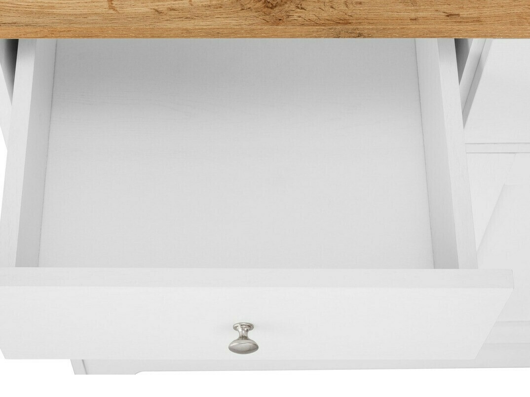 Estantería Denton 893 (Blanco + Roble)