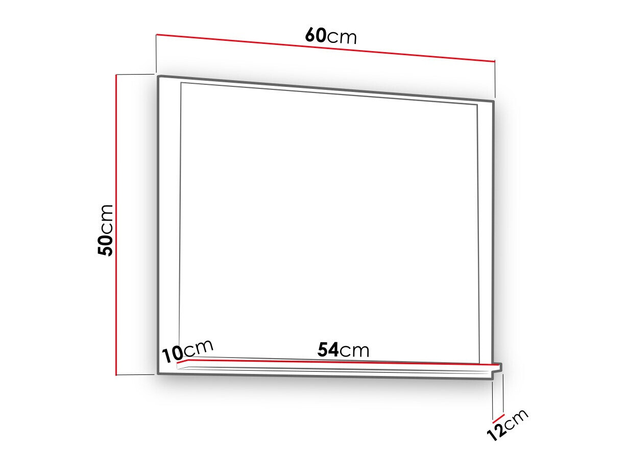 Espejo para baño Velum (Roble Artisan)