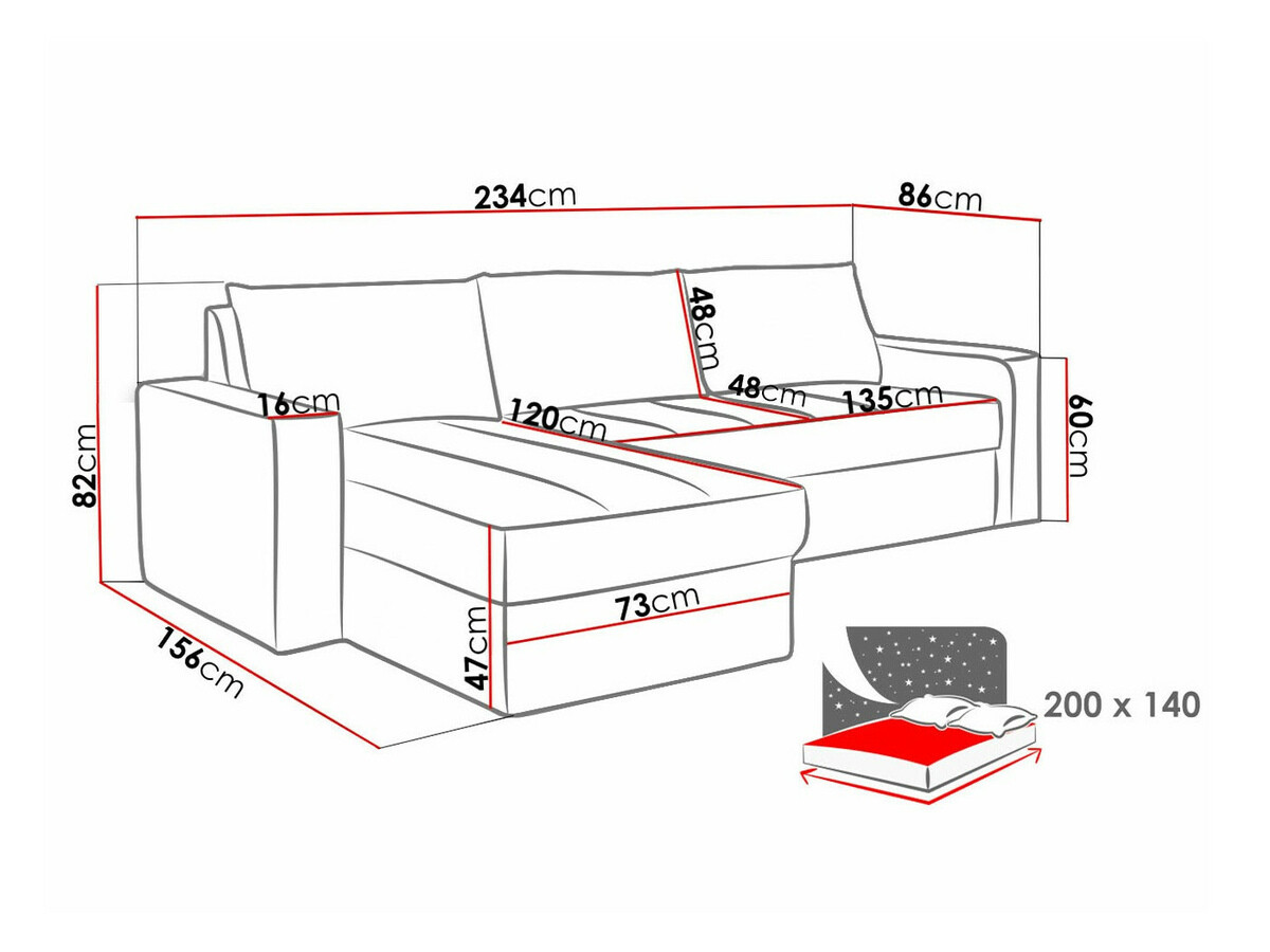 Sofá rinconero Providence 111 (Cachemira 17 + Cachemira 15)