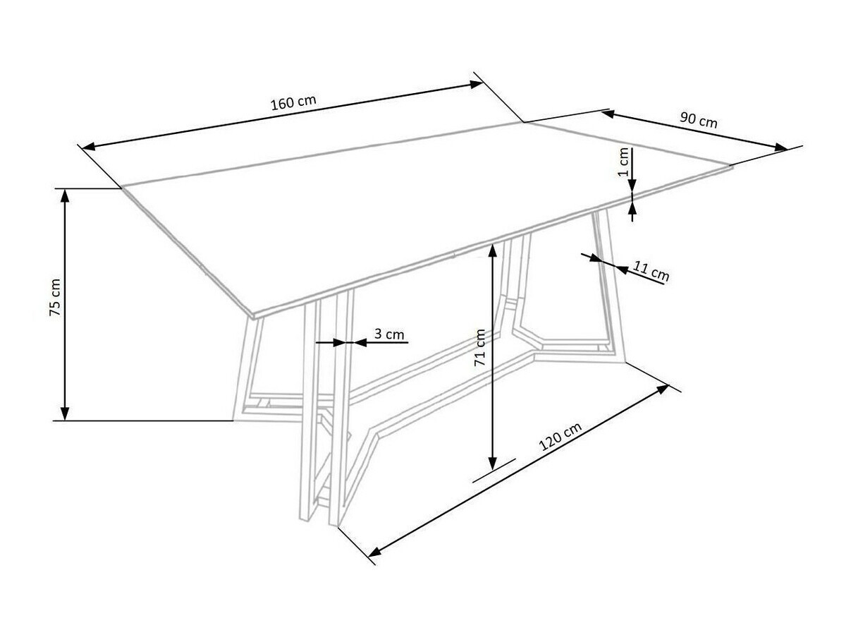 Conjunto de mesas y sillas para comedor Houston 1140