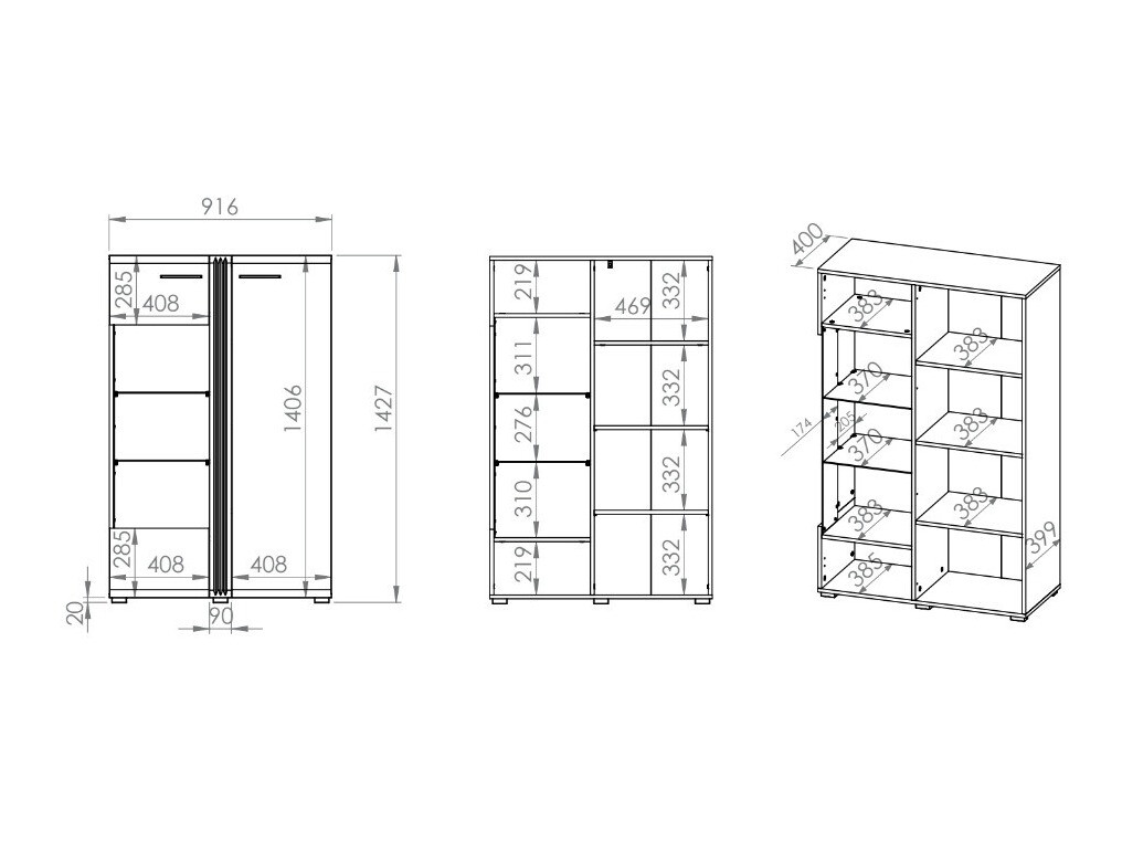 Estantería Venleva 102