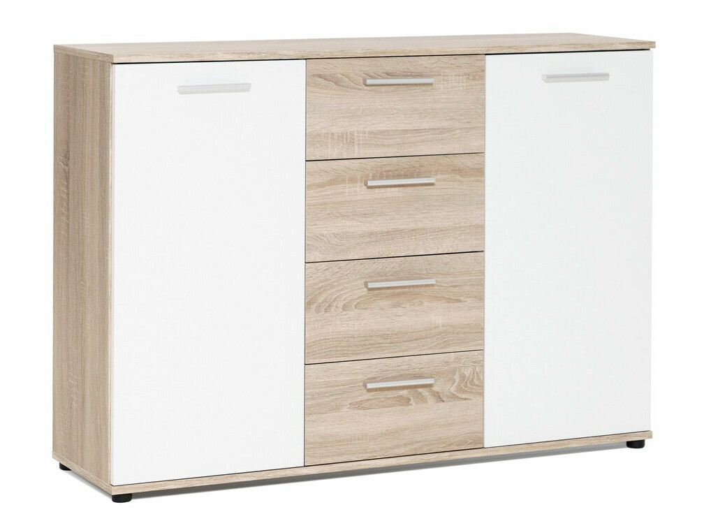Cómoda Findlay 102 (Roble Sonoma + Blanco)