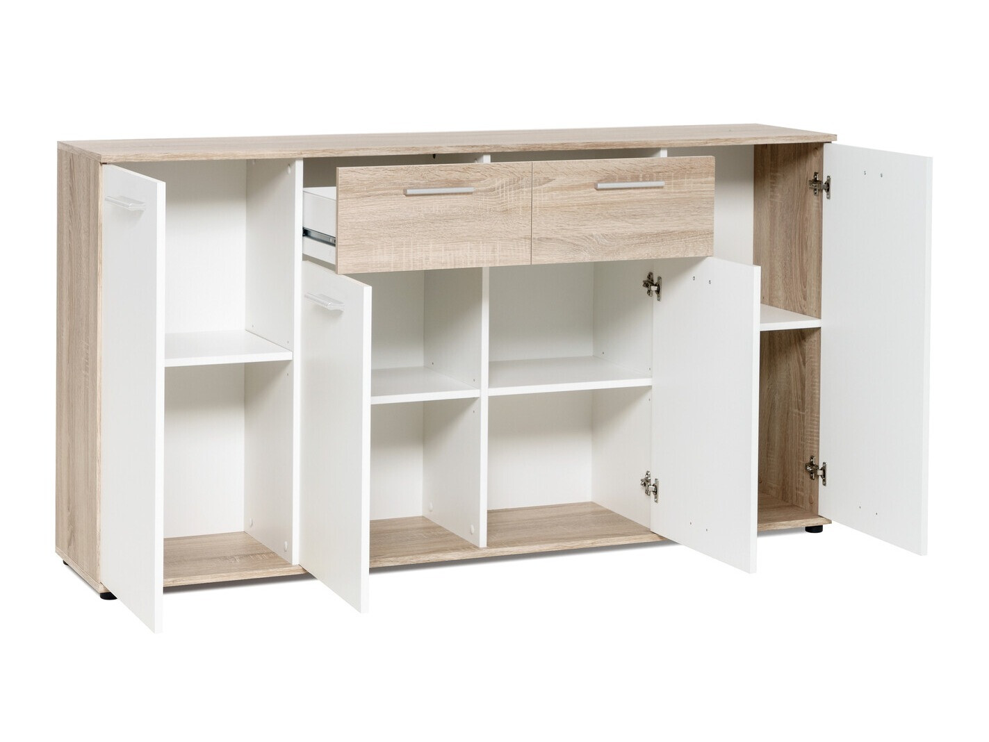 Cómoda Findlay 103 (Roble Sonoma + Blanco)