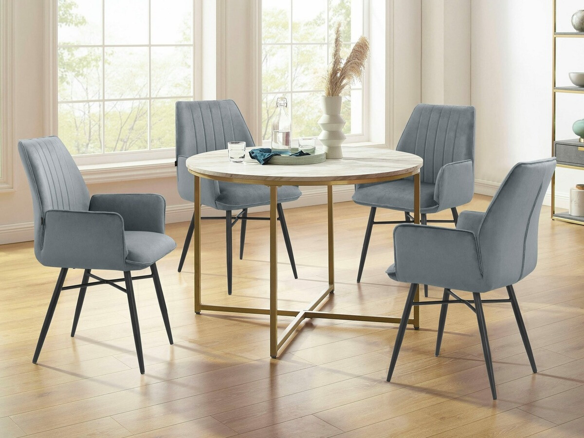 Conjunto de sillas Denton 906 (Gris)