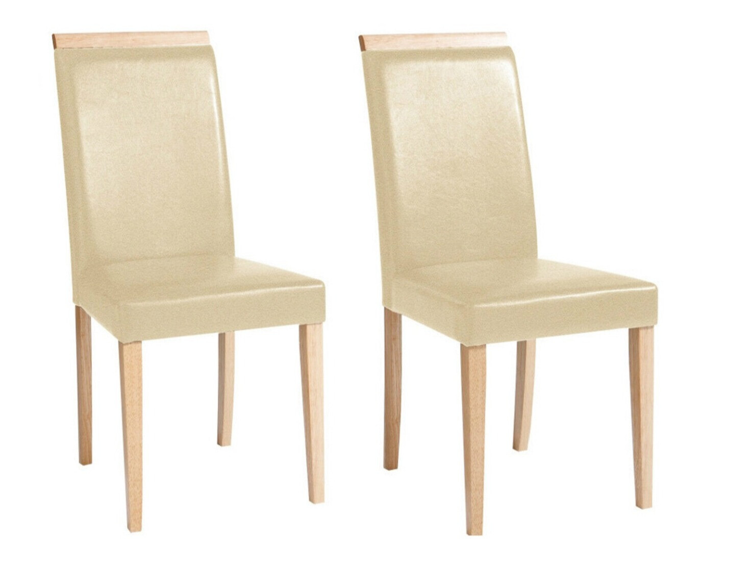 Conjunto de sillas Denton 959 (Crema + De color marrón claro)