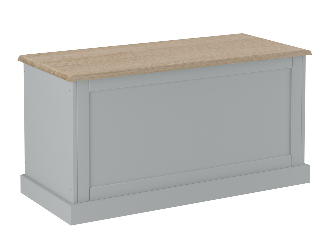 Caja de almacenamiento Lirveri 104 (Gris + Roble claro)