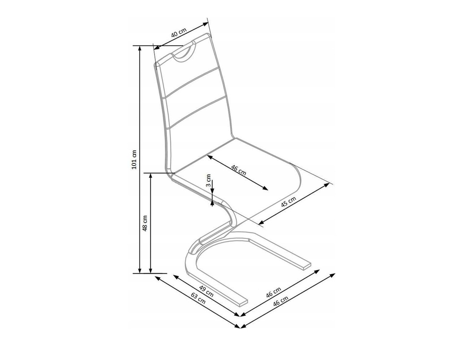 Silla Houston 250 (Blanco)