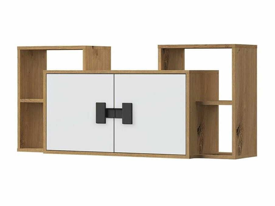 Armario de pared Florevi 107 (Mate blanco + Roble Artisan)