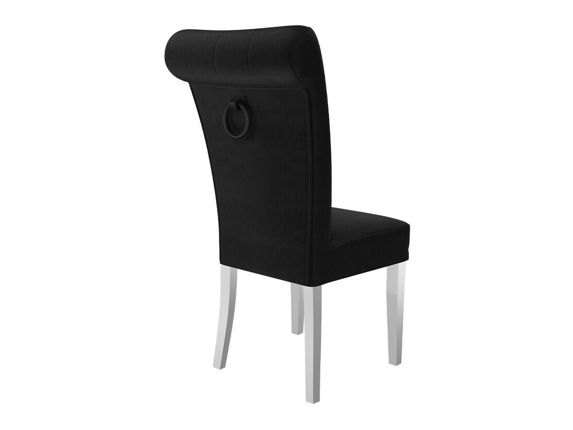 Conjunto de mesas y sillas para comedor Racine 143 (Blanco + Magic Velvet 2219)