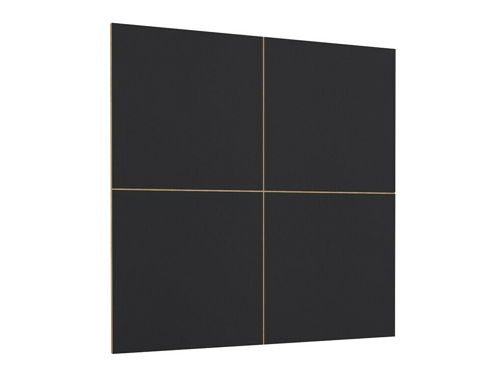 Conjunto de salón Austin 360 (Roble wotan + Negro + Negro mate)