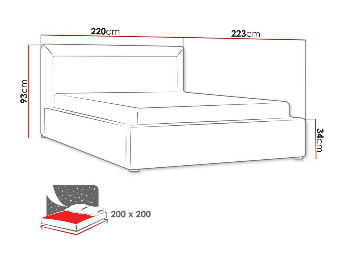 Cama Pomona 100 (Malmo 13 365)