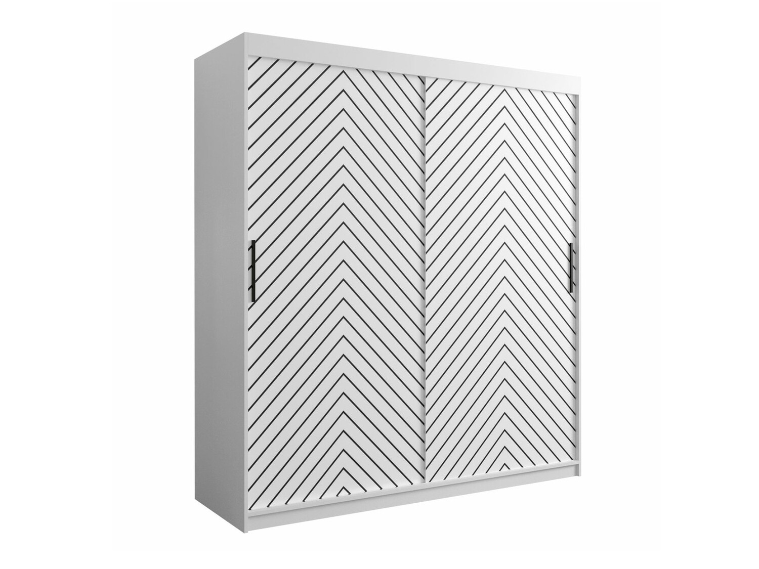 Armario Hartford 312 (Blanco + Negro)