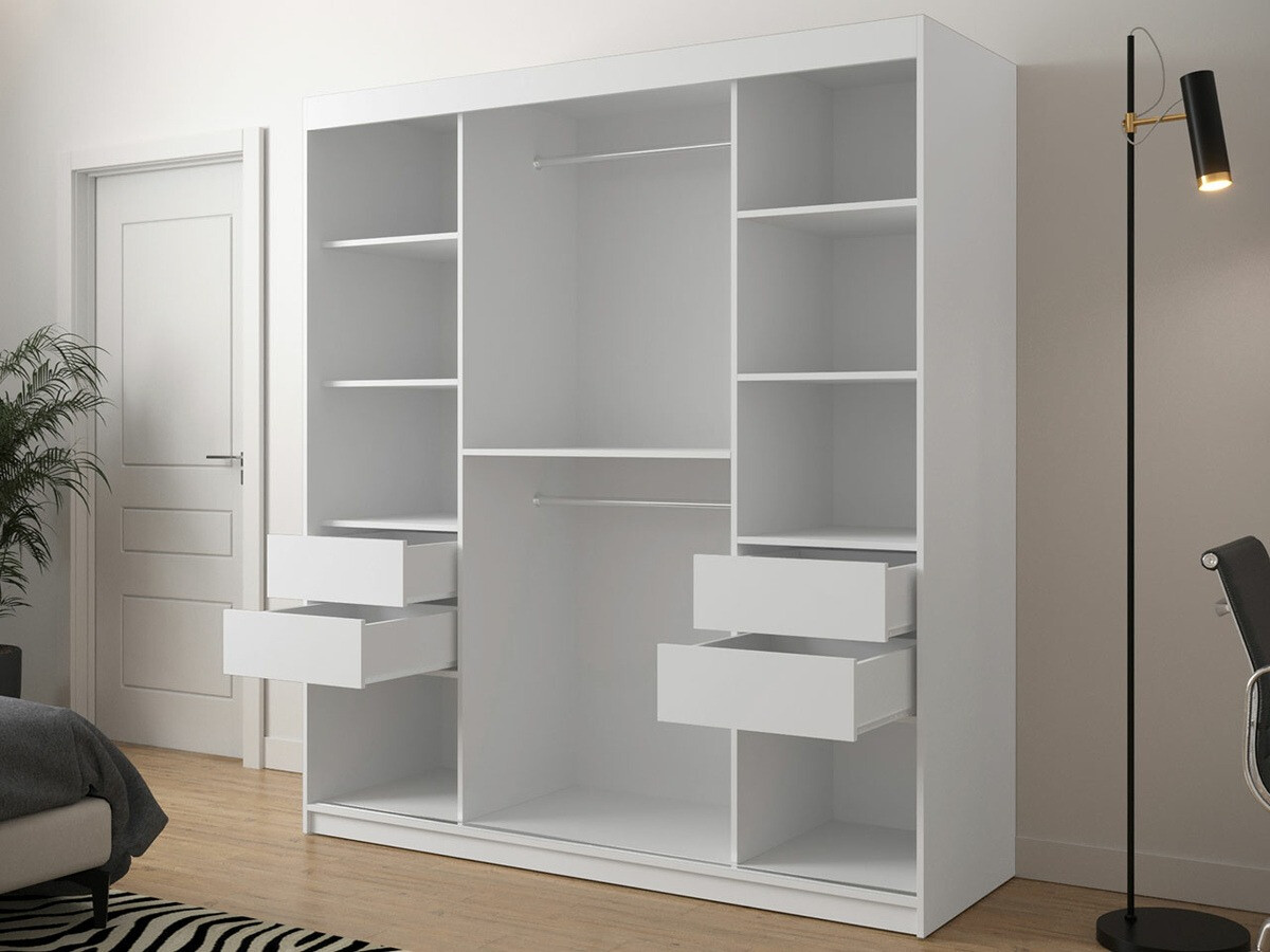 Armario Hartford 313 (Negro + Roble Artisan)