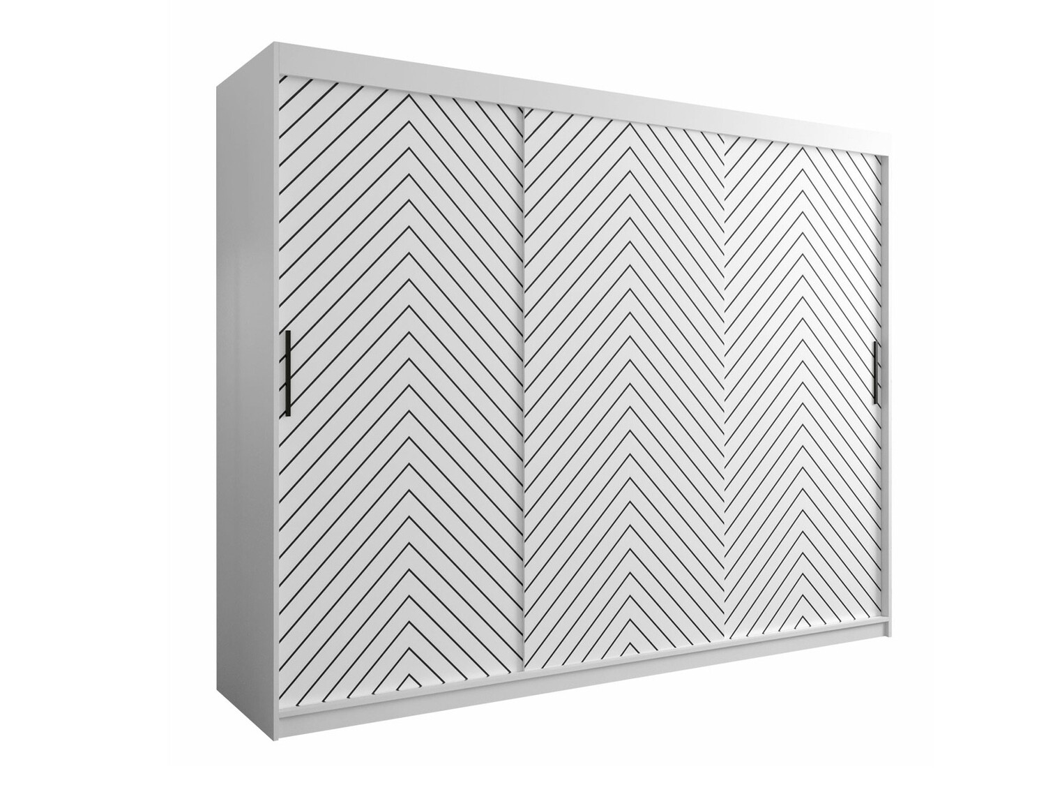 Armario Hartford 316 (Blanco + Negro)