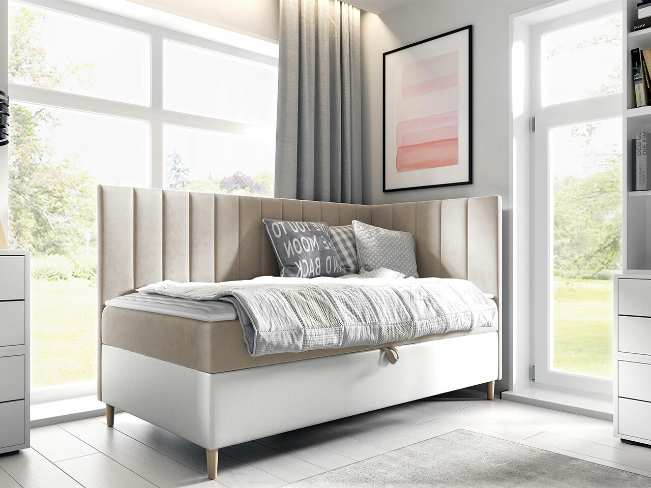 Cama continental Baltimore 164 (Soft 017 + Fresh 1)