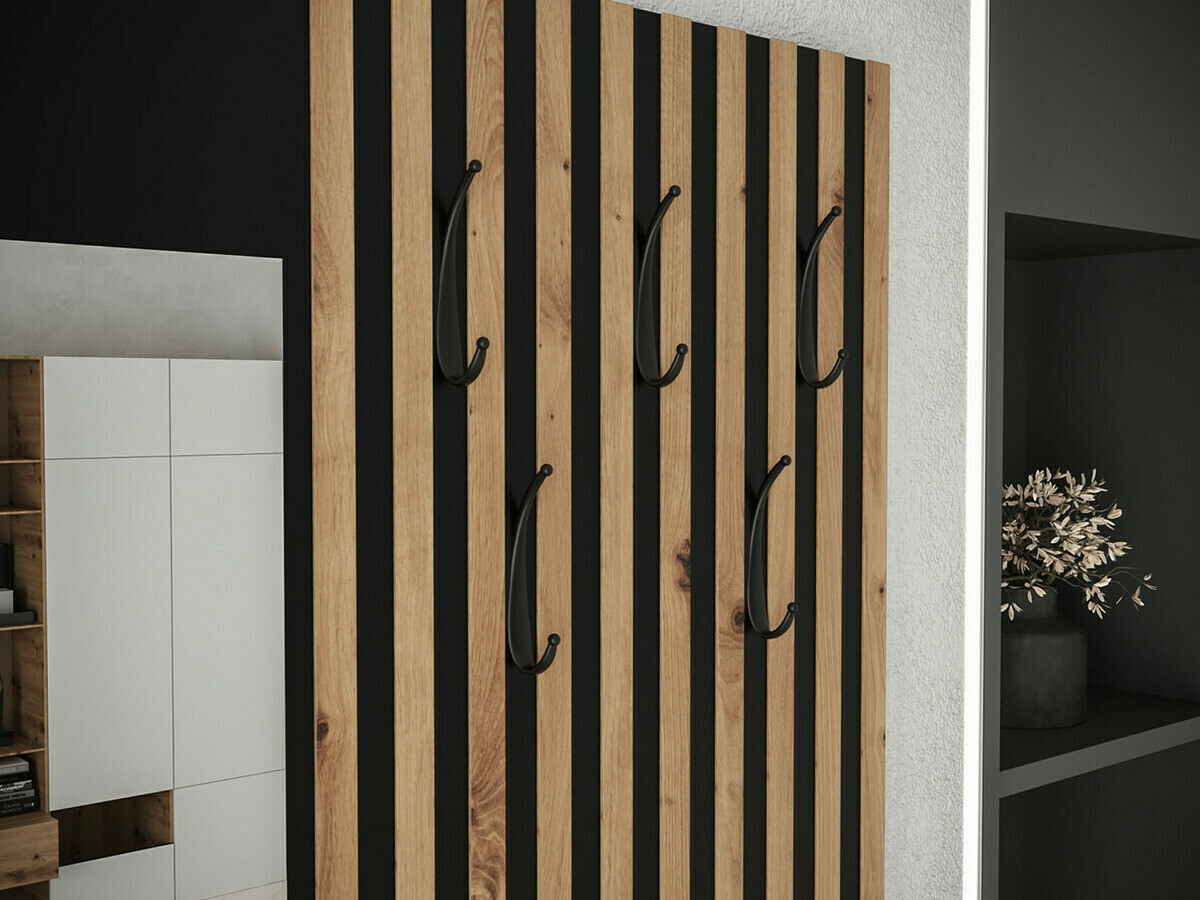 Conjunto para recibidor Fabor (Roble Artisan + Manila 02)