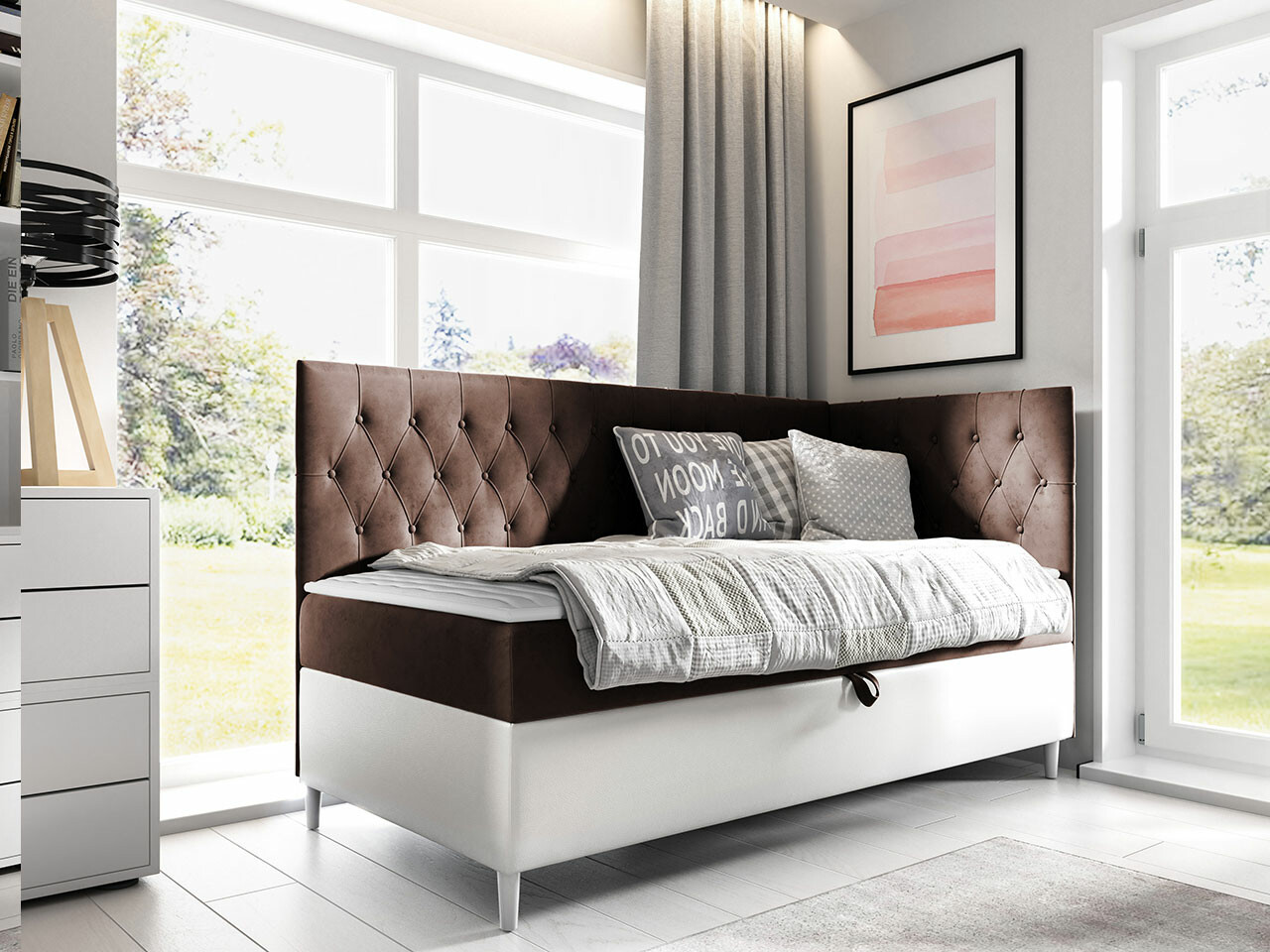 Cama continental Baltimore 167 (Soft 017 + Fresh 4)