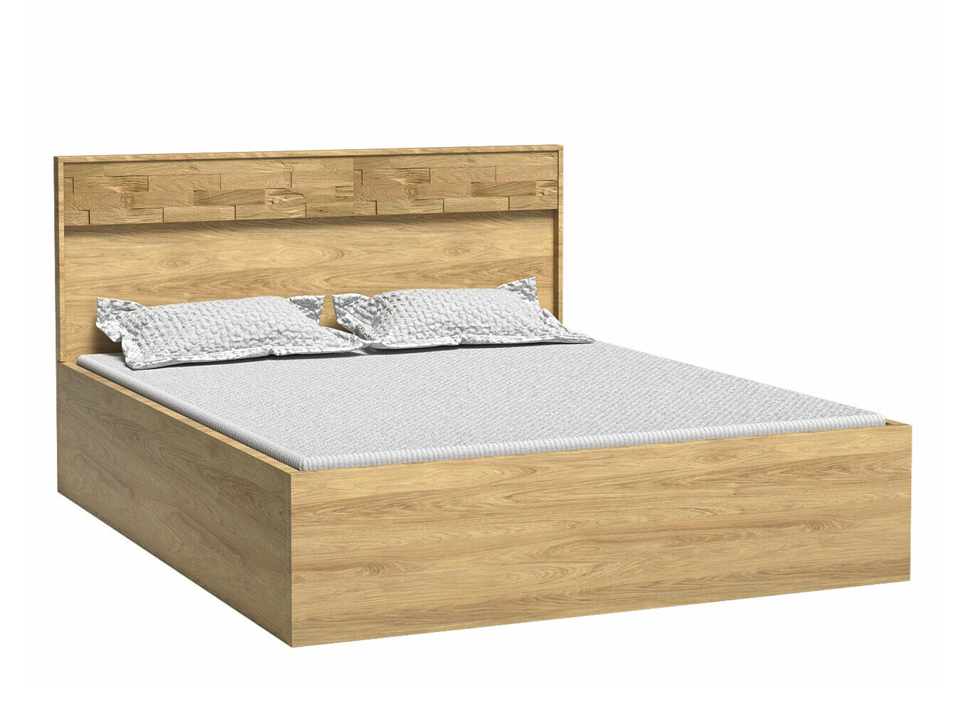Cama Etrmoni 113 (Luminoso madera + Roble)