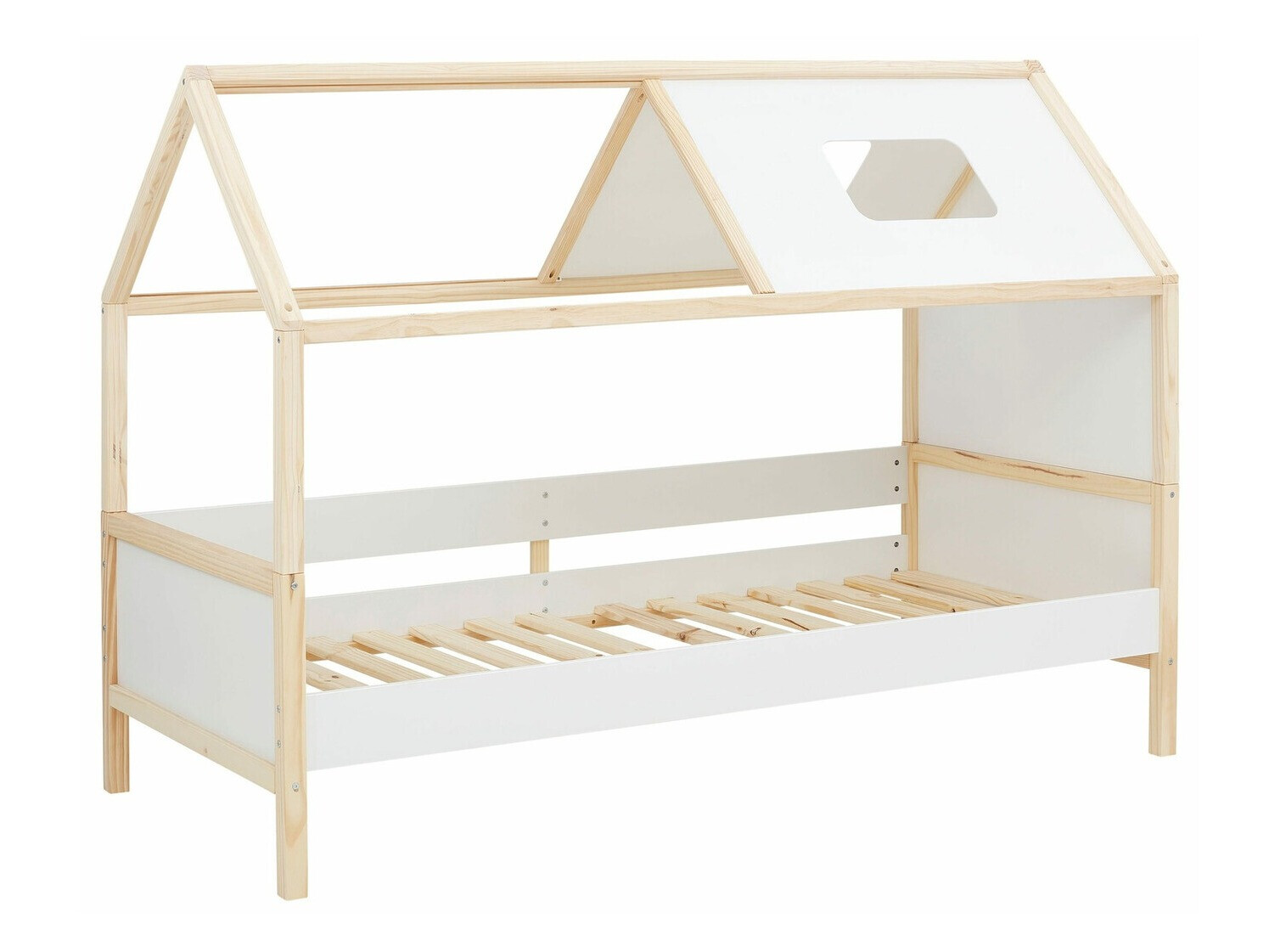 Cama Fenmele 110 (Blanco + Luminoso madera)