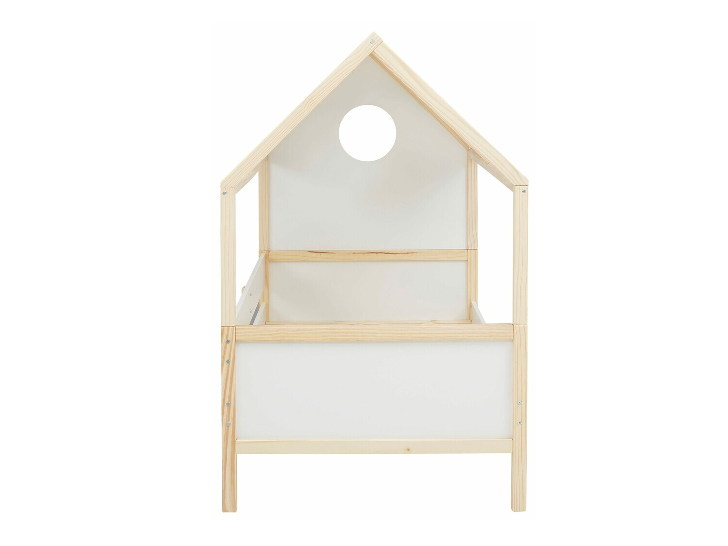 Cama Fenmele 110 (Blanco + Luminoso madera)