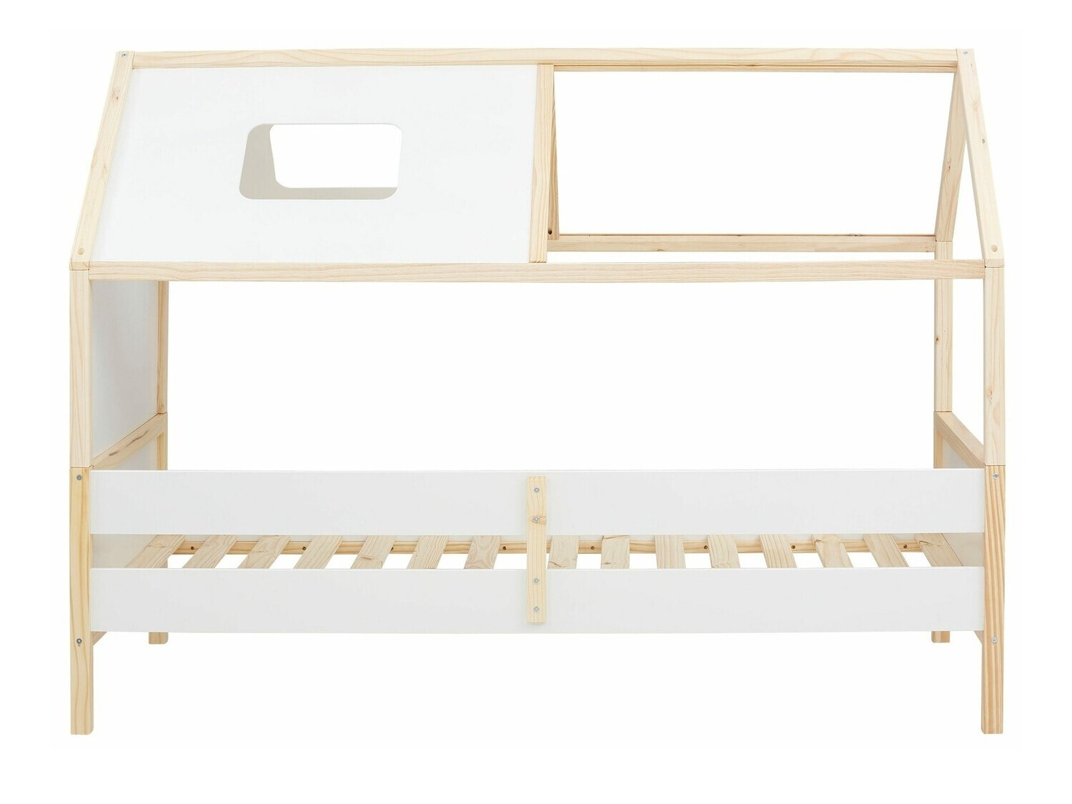 Cama Fenmele 110 (Blanco + Luminoso madera)