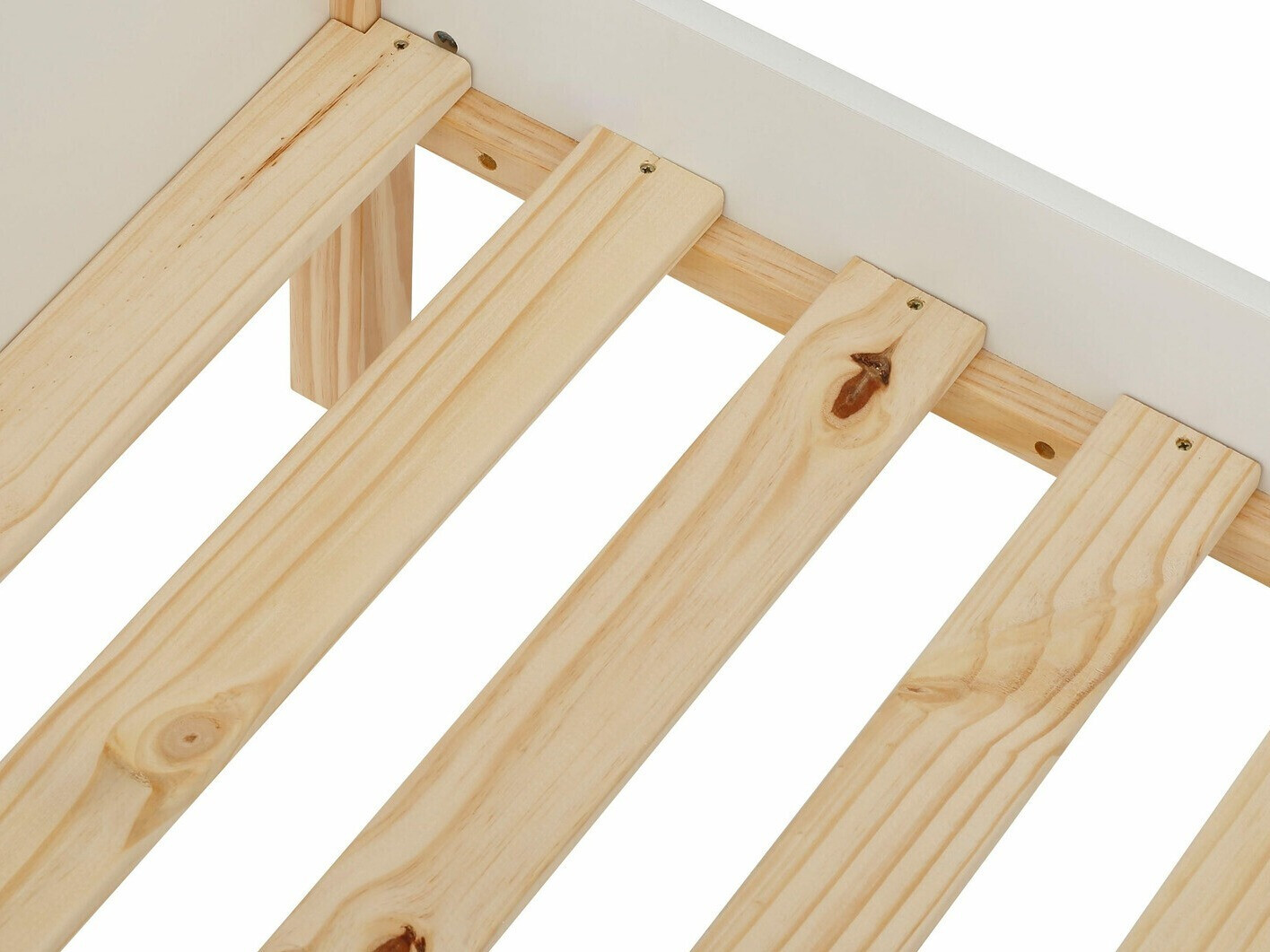 Cama Fenmele 110 (Blanco + Luminoso madera)