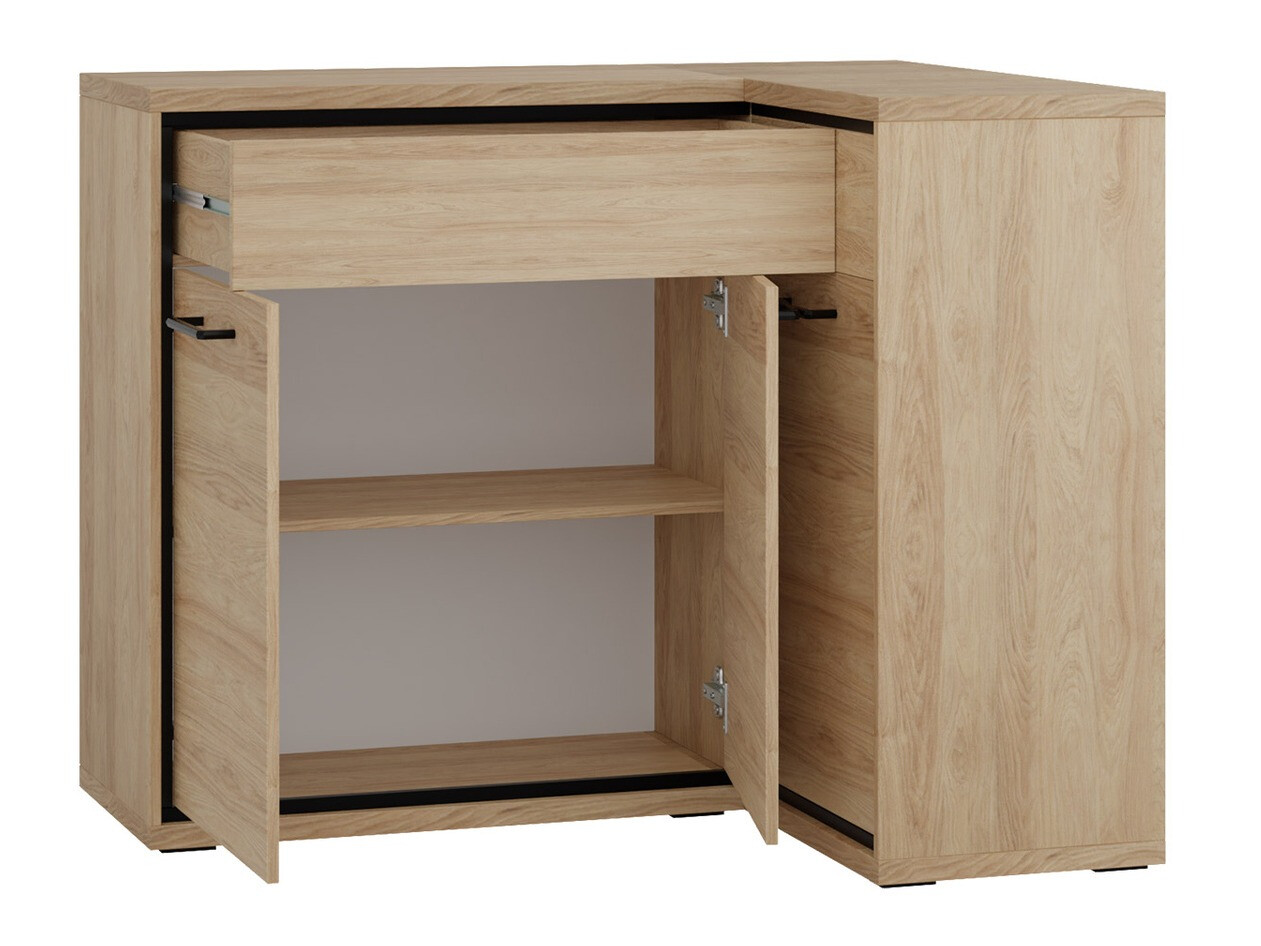 Cajonera de rincón Etrmoni 106 (Luminoso madera)