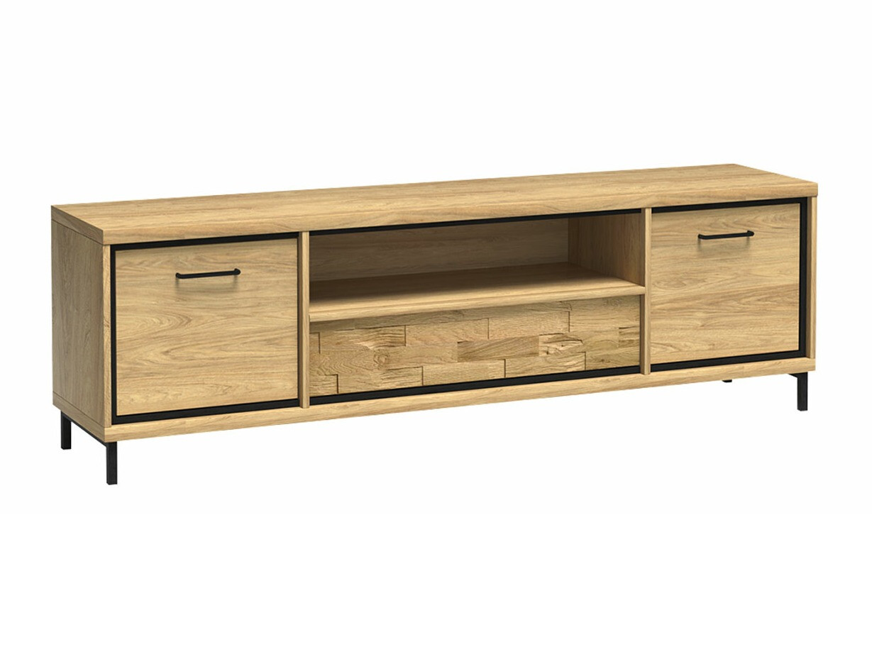 Mueble TV Etrmoni 111 (Luminoso madera + Roble)